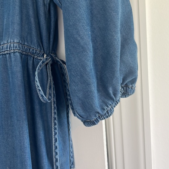 EUC Levi's Denim Blue 3/4 Sleeve Dress - Picture 7 of 8